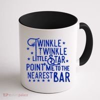 Twinkle Little Star Point Me To The Nearest Bar Coffee Mug thumb 1