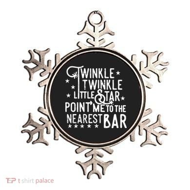 Twinkle Little Star Point Me To The Nearest Bar Ornament