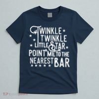 Twinkle Little Star Point Me To The Nearest Bar T-Shirt thumb 5