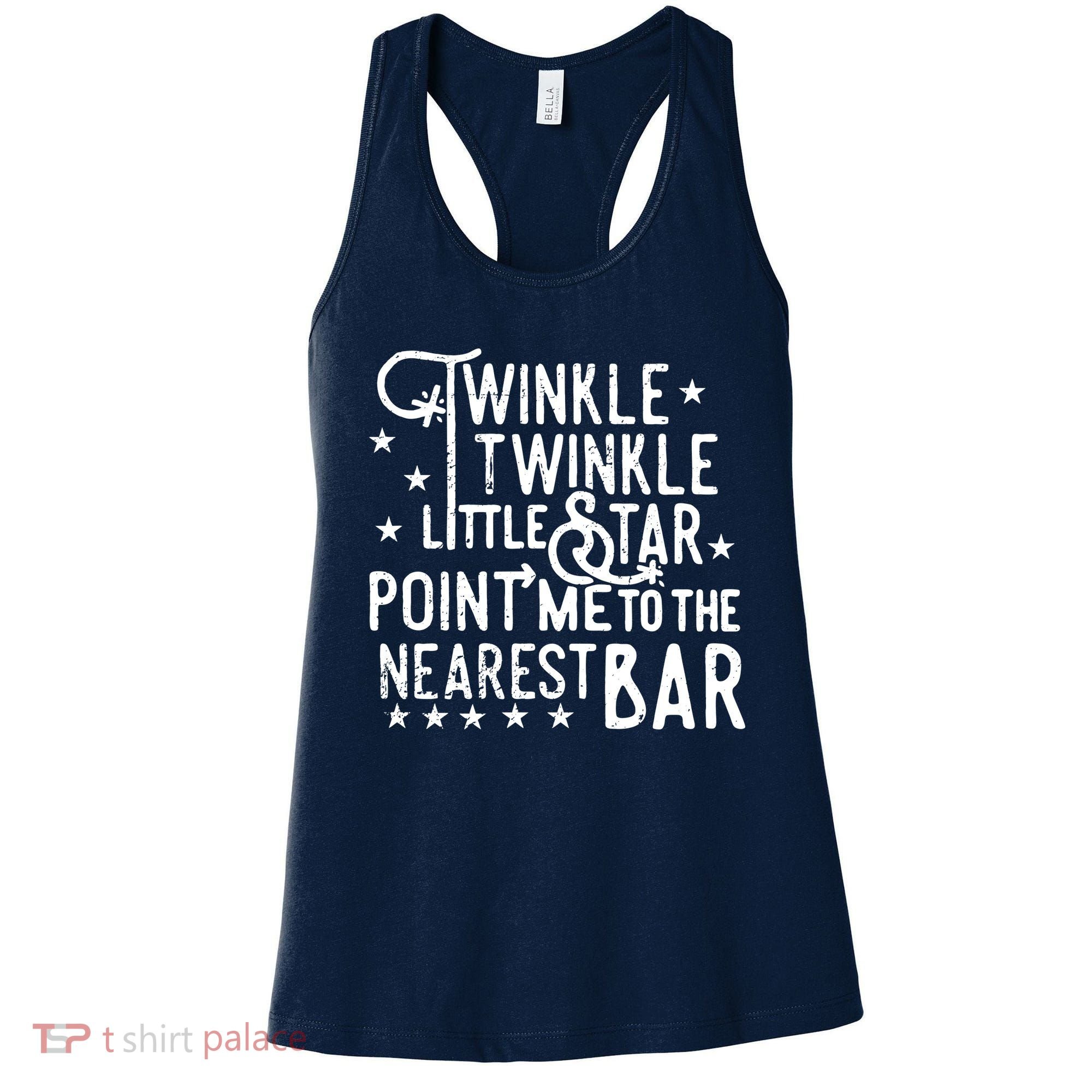 Twinkle Little Star Point Me To The Nearest Bar Women's Tank Top