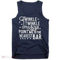 Twinkle Little Star Point Me To The Nearest Bar Tank Top thumb 0