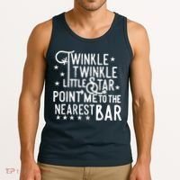 Twinkle Little Star Point Me To The Nearest Bar Tank Top thumb 3
