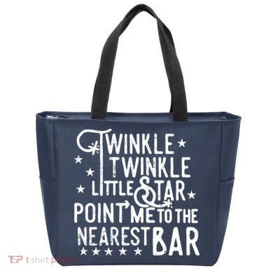 Twinkle Little Star Point Me To The Nearest Bar Tote Bag