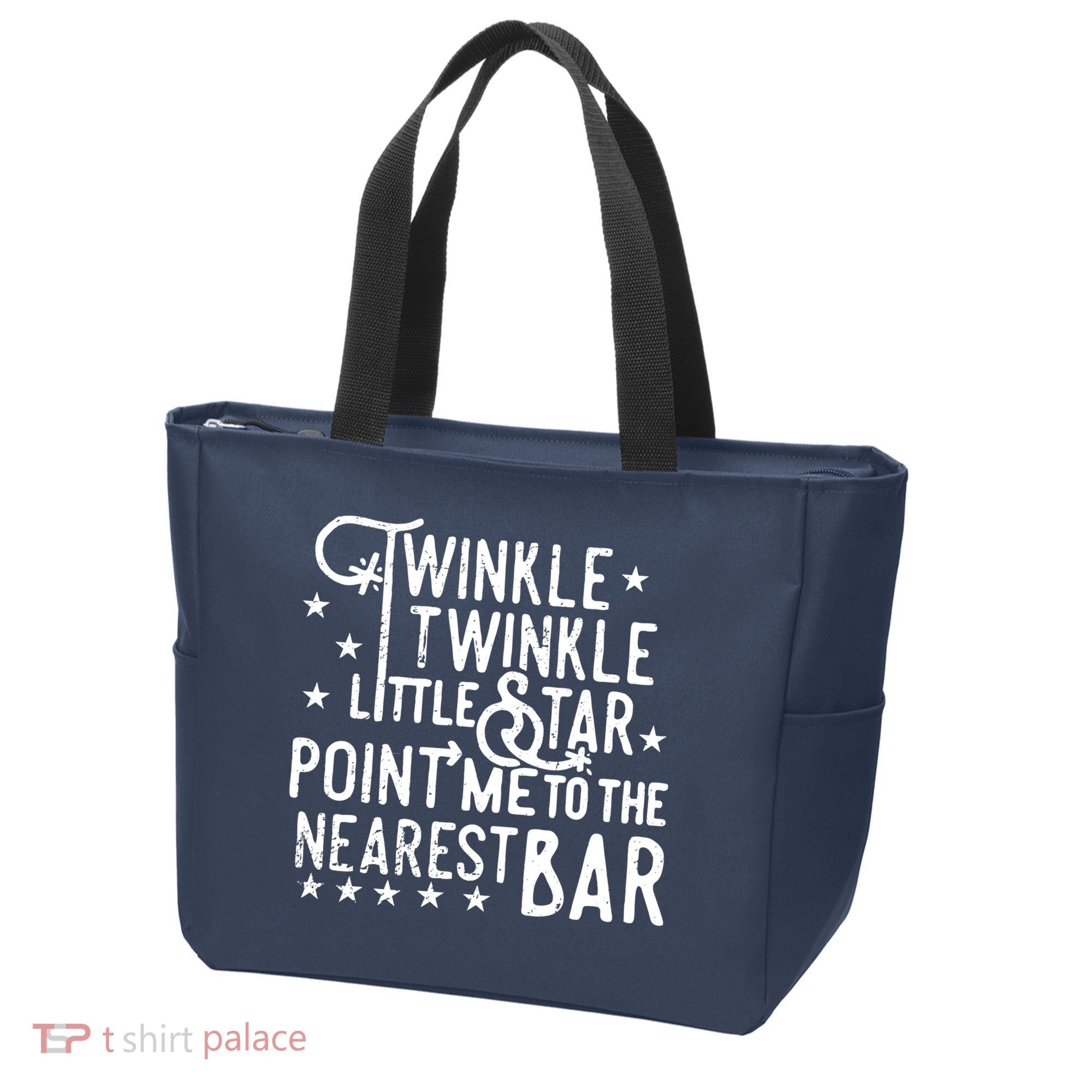 Twinkle Little Star Point Me To The Nearest Bar Tote Bag