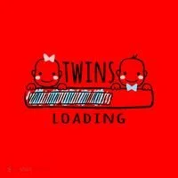 Twins loading cute twin mother  Santa Hat thumb 1