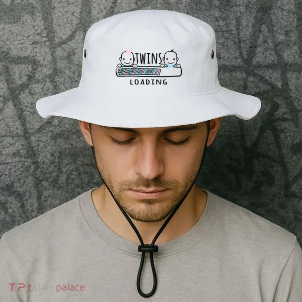 Twins loading cute twin mother  Bucket Hat