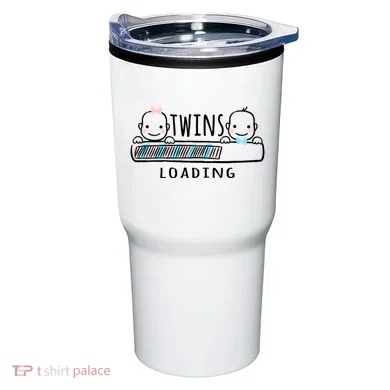 Twins loading cute twin mother  Tumbler
