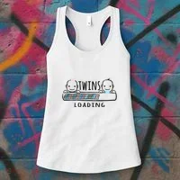 Twins loading cute twin mother  Women's Tank Top thumb 3