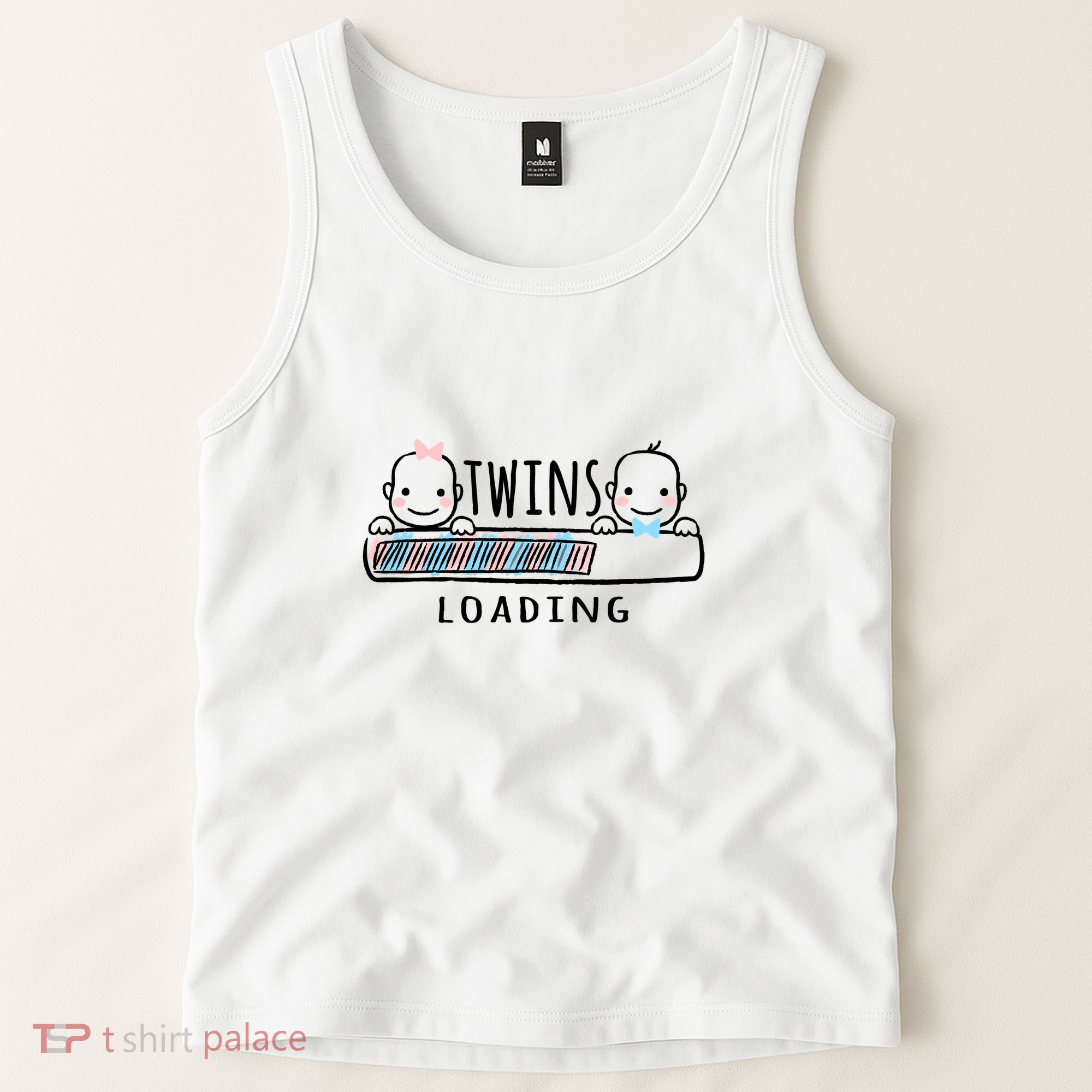 Twins loading cute twin mother  Tank Top