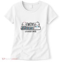 Twins loading cute twin mother  Women's T-Shirt thumb 0