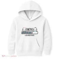 Twins loading cute twin mother  Kids Hoodie thumb 0