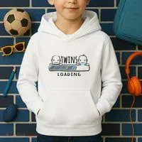 Twins loading cute twin mother  Kids Hoodie thumb 2