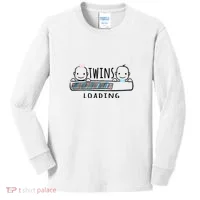 Twins loading cute twin mother  Kids Long Sleeve Shirt thumb 0
