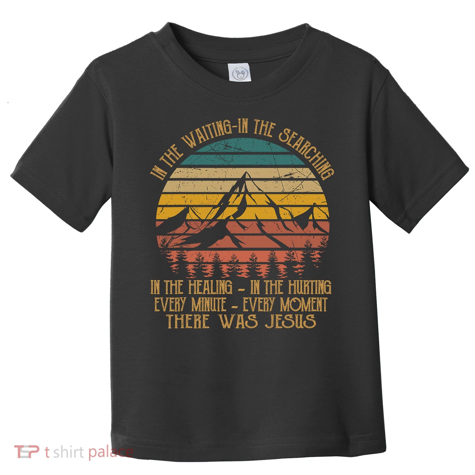 There Was Jesus Christian Faith Quote Leopard Rainbow Toddler T-Shirt