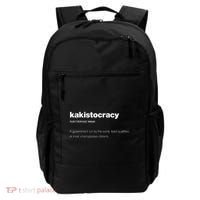 The Word Kakistocracy With A Dictionary Definition Backpack thumb 0