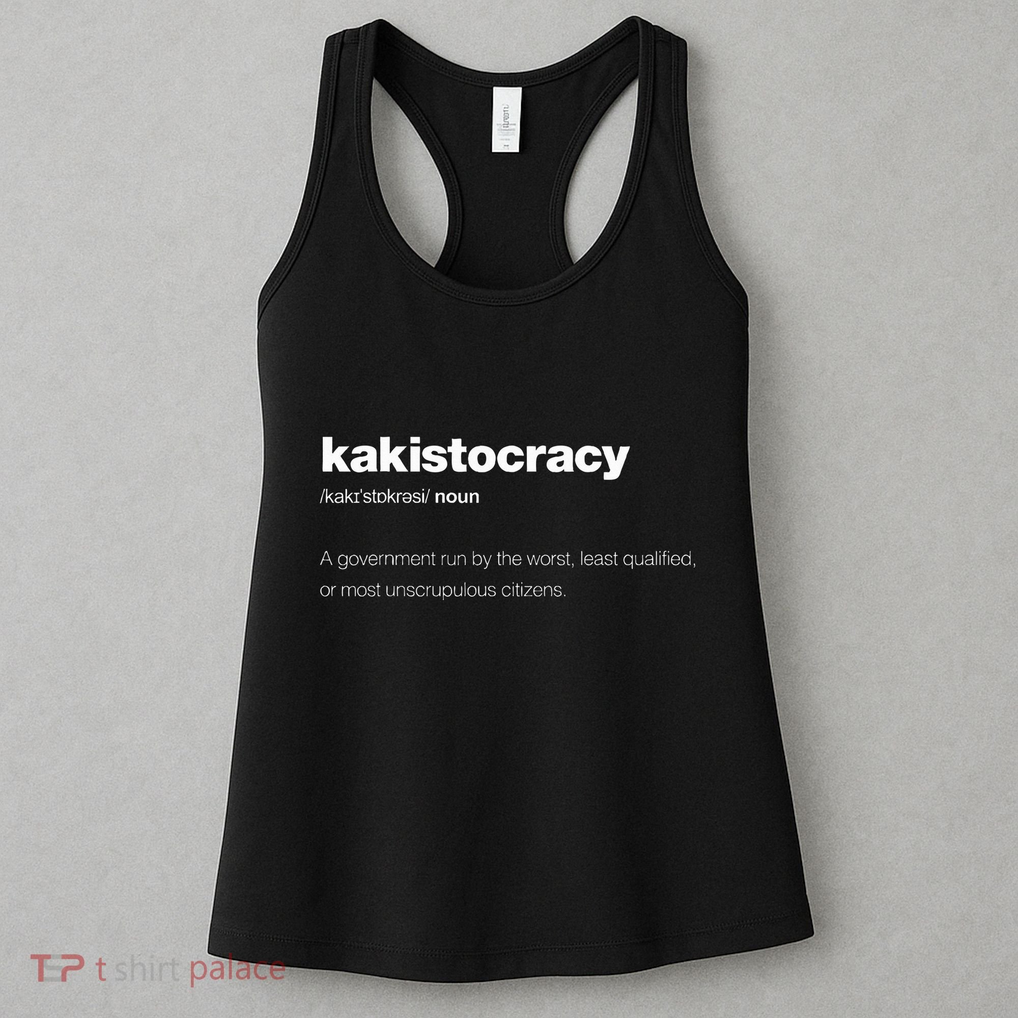 The Word Kakistocracy With A Dictionary Definition Women's Tank Top