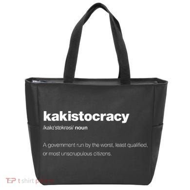 The Word Kakistocracy With A Dictionary Definition Tote Bag