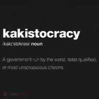The Word Kakistocracy With A Dictionary USA-Made Doggie Bandana thumb 2