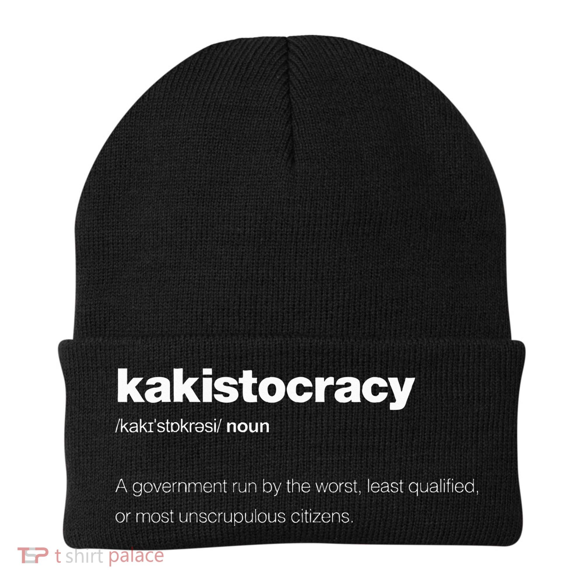 The Word Kakistocracy With A Dictionary Beanie