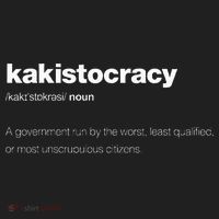 The Word Kakistocracy With A Dictionary Beanie thumb 2