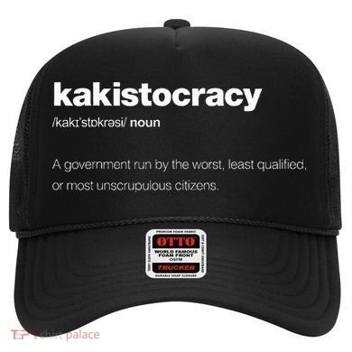The Word Kakistocracy With A Dictionary Hat