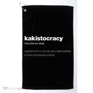 The Word Kakistocracy With A Dictionary Golf Towel