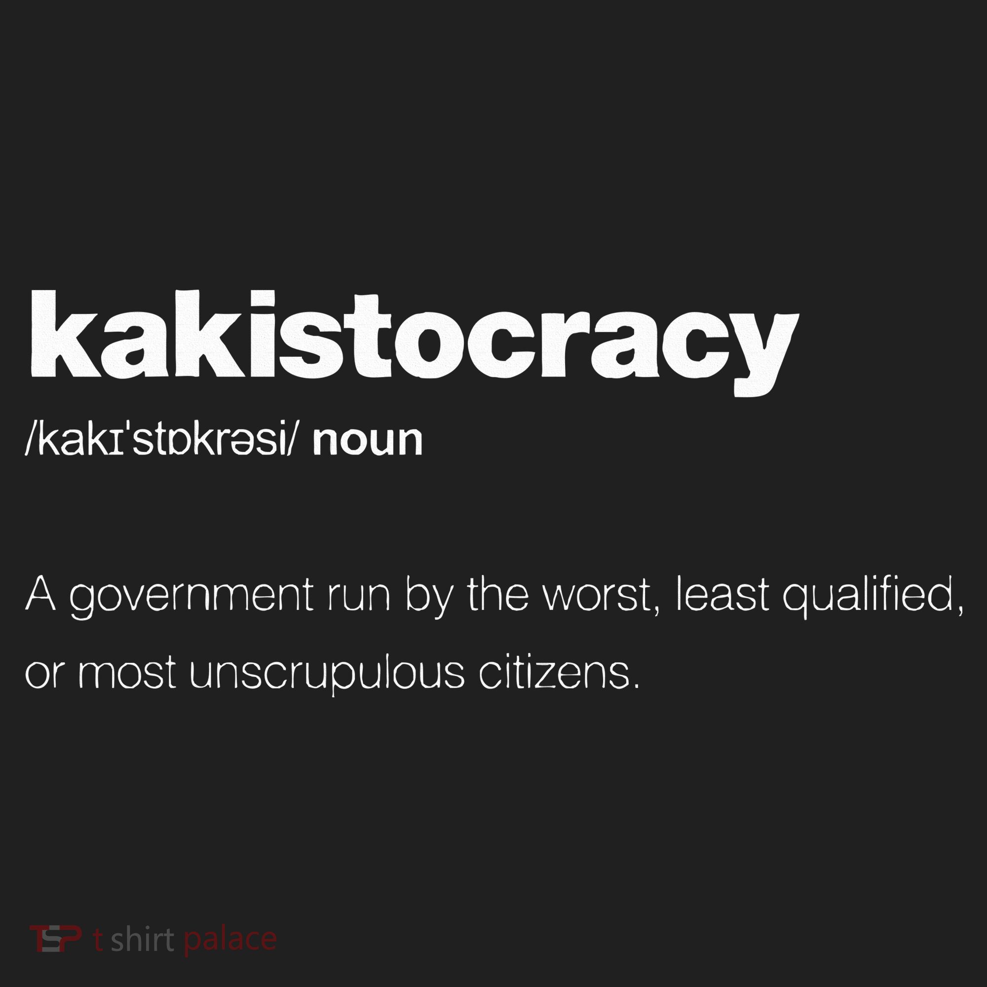 The Word Kakistocracy With A Dictionary Golf Towel