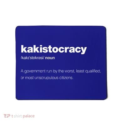 The Word Kakistocracy With A Dictionary Mousepad