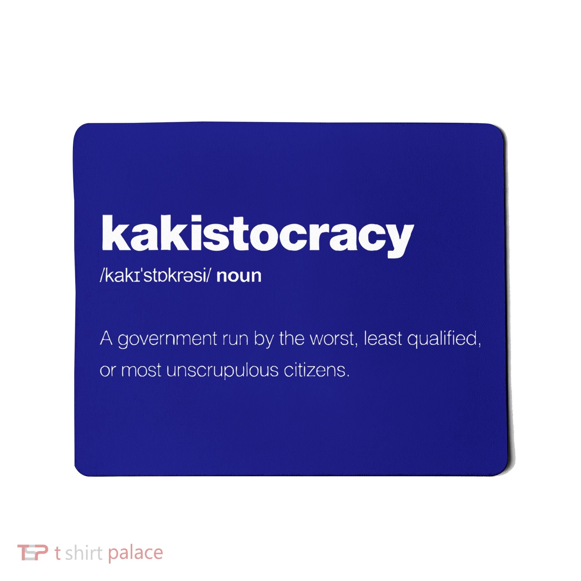 The Word Kakistocracy With A Dictionary Mousepad