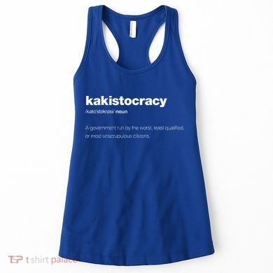The Word Kakistocracy With A Dictionary Women's Tank Top