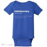 The Word Kakistocracy With A Dictionary Baby Bodysuit thumb 0