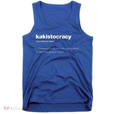 The Word Kakistocracy With A Dictionary Tank Top