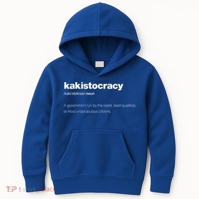 The Word Kakistocracy With A Dictionary Kids Hoodie