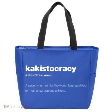 The Word Kakistocracy With A Dictionary Tote Bag