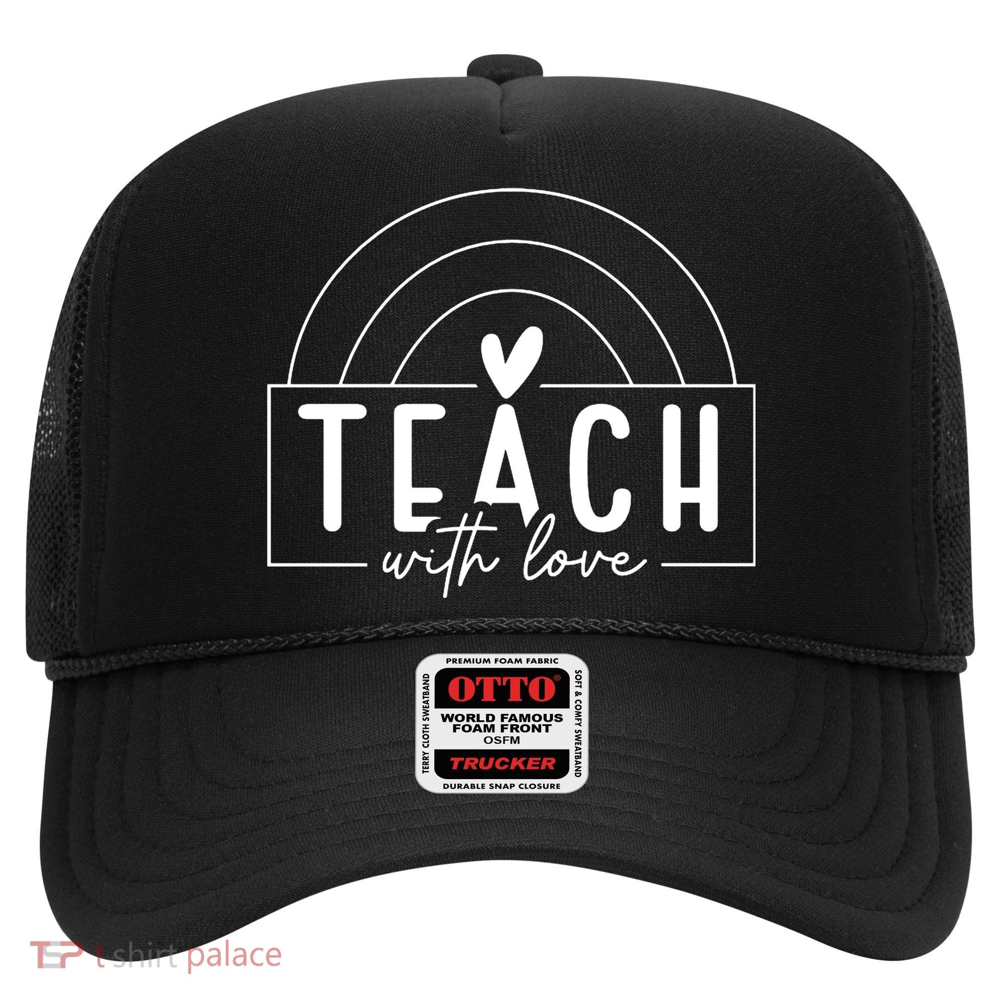 Teach With Love Heart Hat