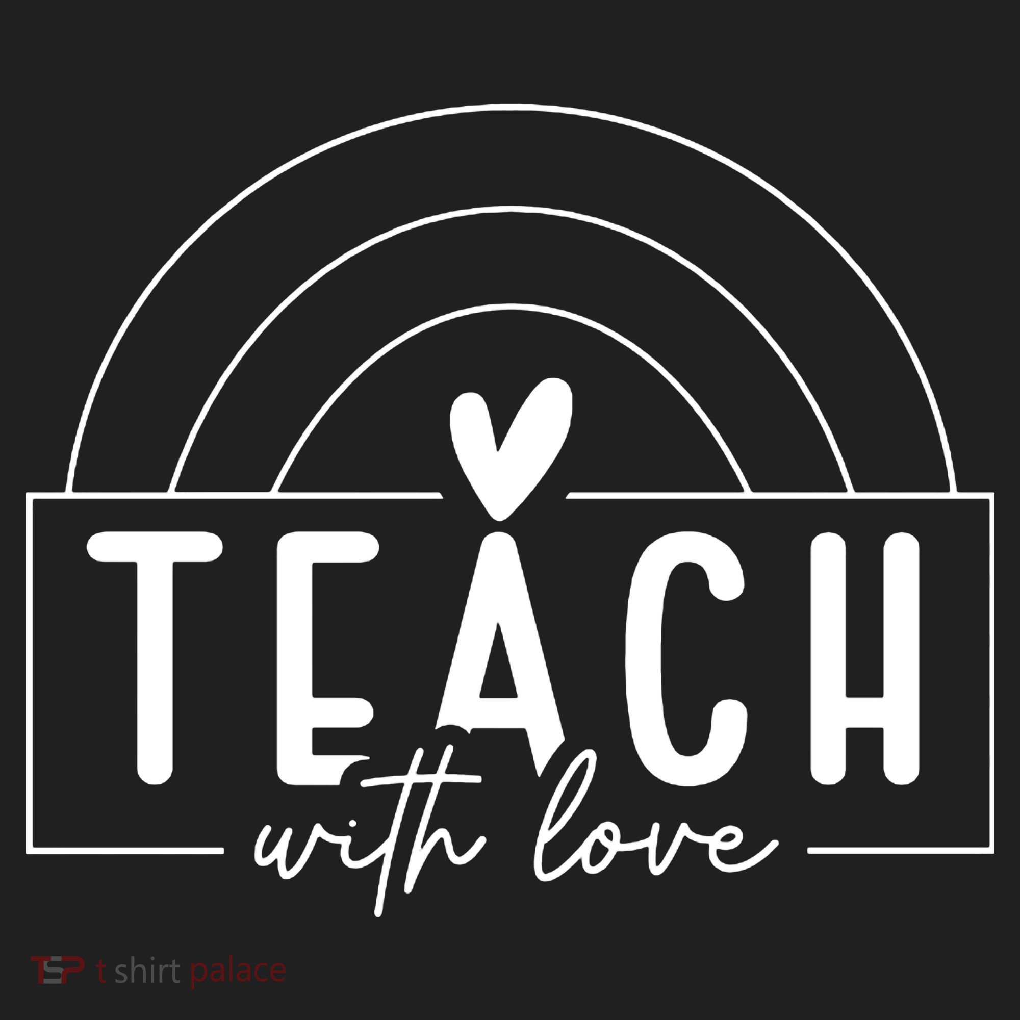 Teach With Love Heart Hat