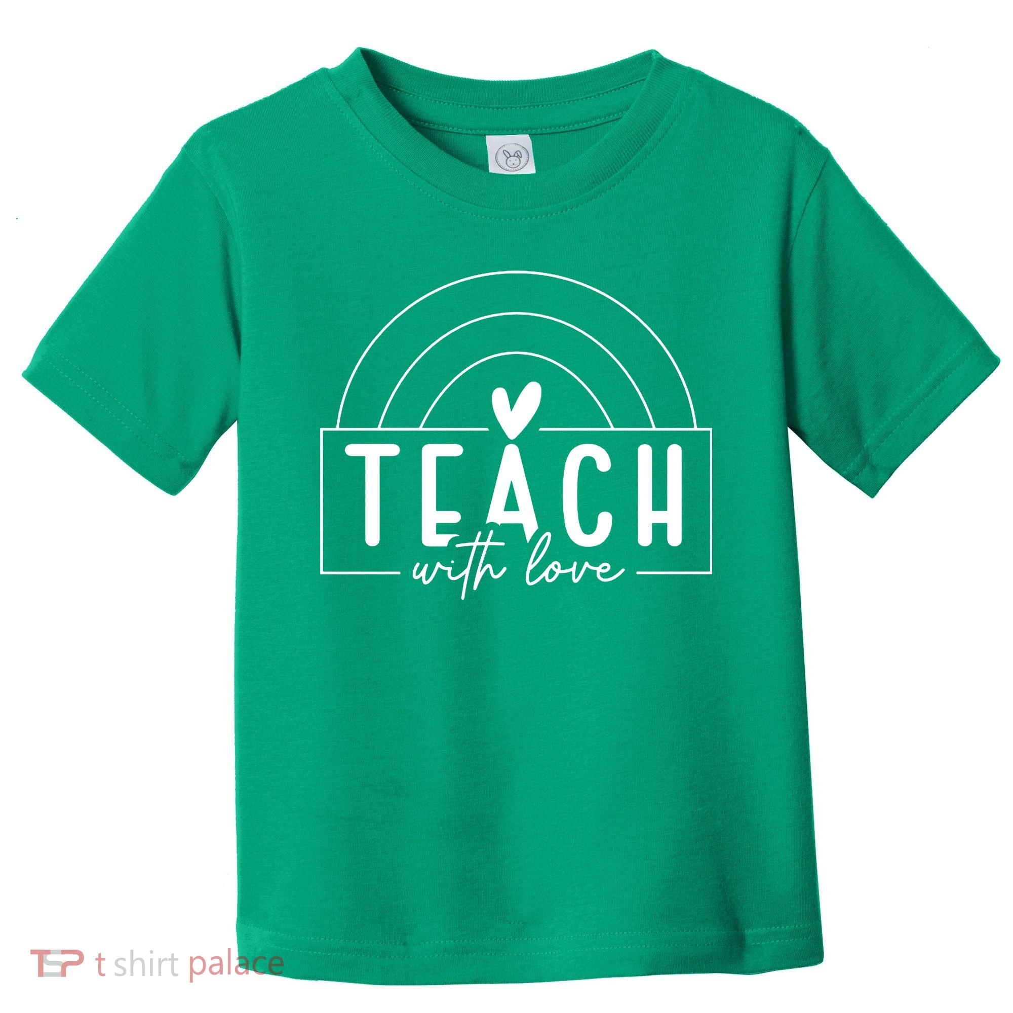 Teach With Love Heart Toddler T-Shirt