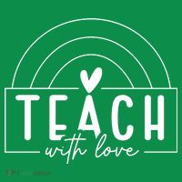 Teach With Love Heart Kids Hoodie thumb 5