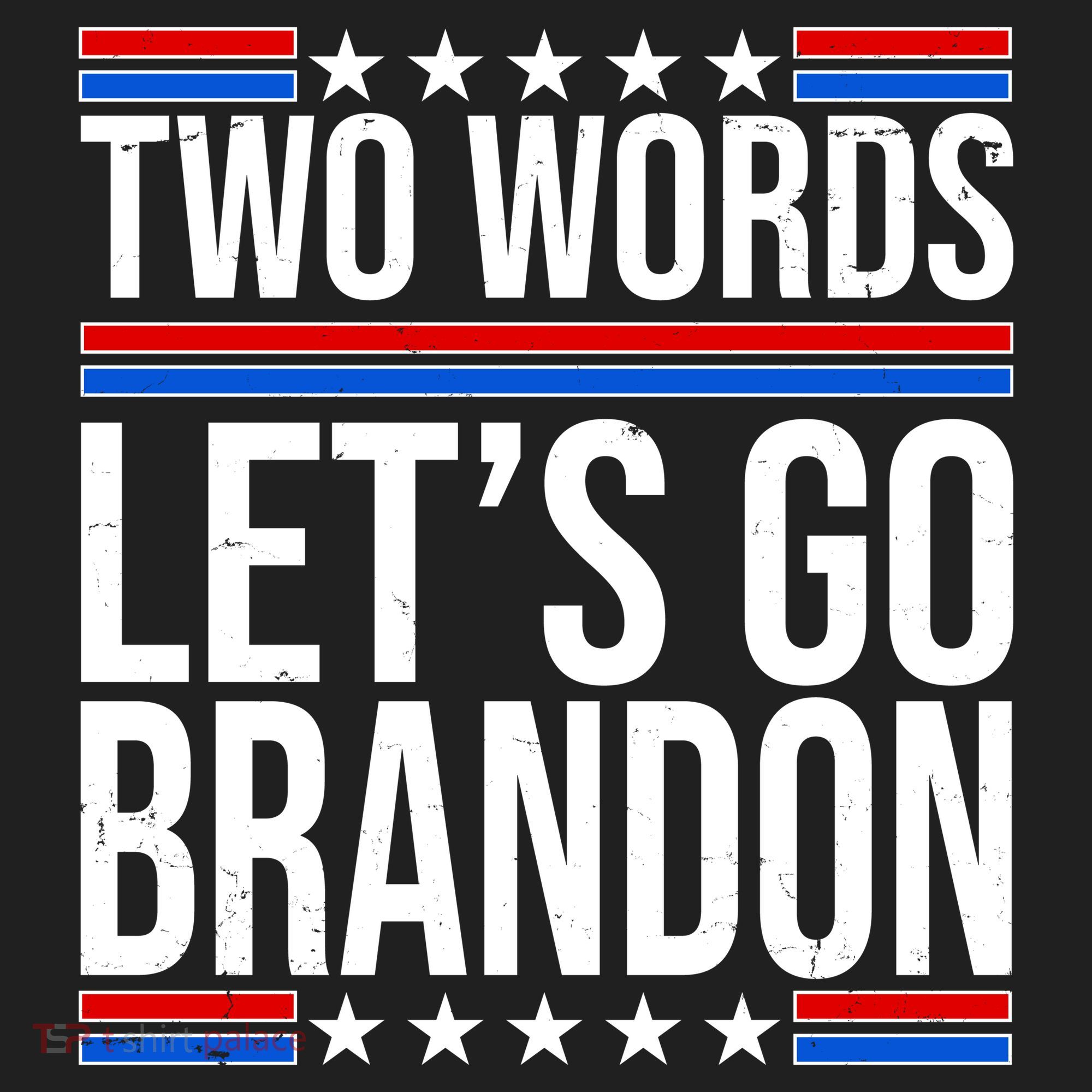 Two Words Let's Go Brandon Women's Sweatshirt