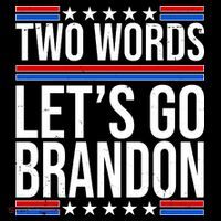 Two Words Let's Go Brandon Coaster thumb 2