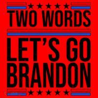 Two Words Let's Go Brandon Santa Hat thumb 1
