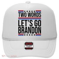 Two Words Let's Go Brandon Hat thumb 0