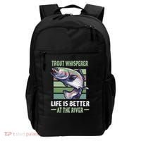 Trout Whisperer Life Is Better At The River Fly Fishing Backpack thumb 0