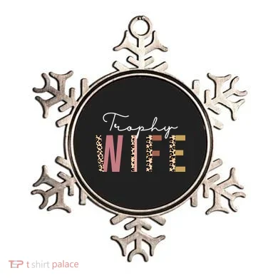 Trophy Wife Leopard Print Ornament
