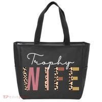 Trophy Wife Leopard Print Tote Bag thumb 0