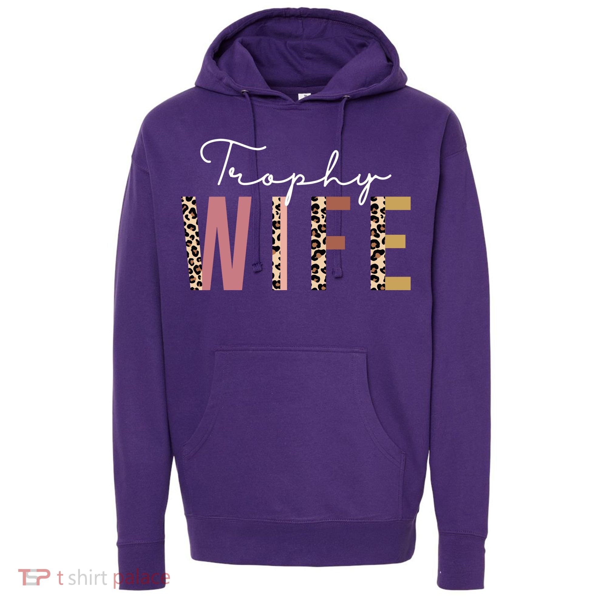 Trophy Wife Leopard Print Hoodie