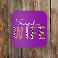 Trophy Wife Leopard Print Coaster thumb 0