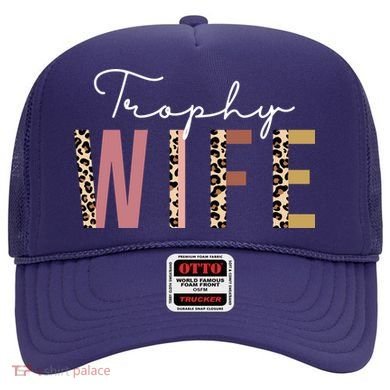 Trophy Wife Leopard Print Hat