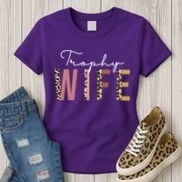 Trophy Wife Leopard Print Women's T-Shirt thumb 3