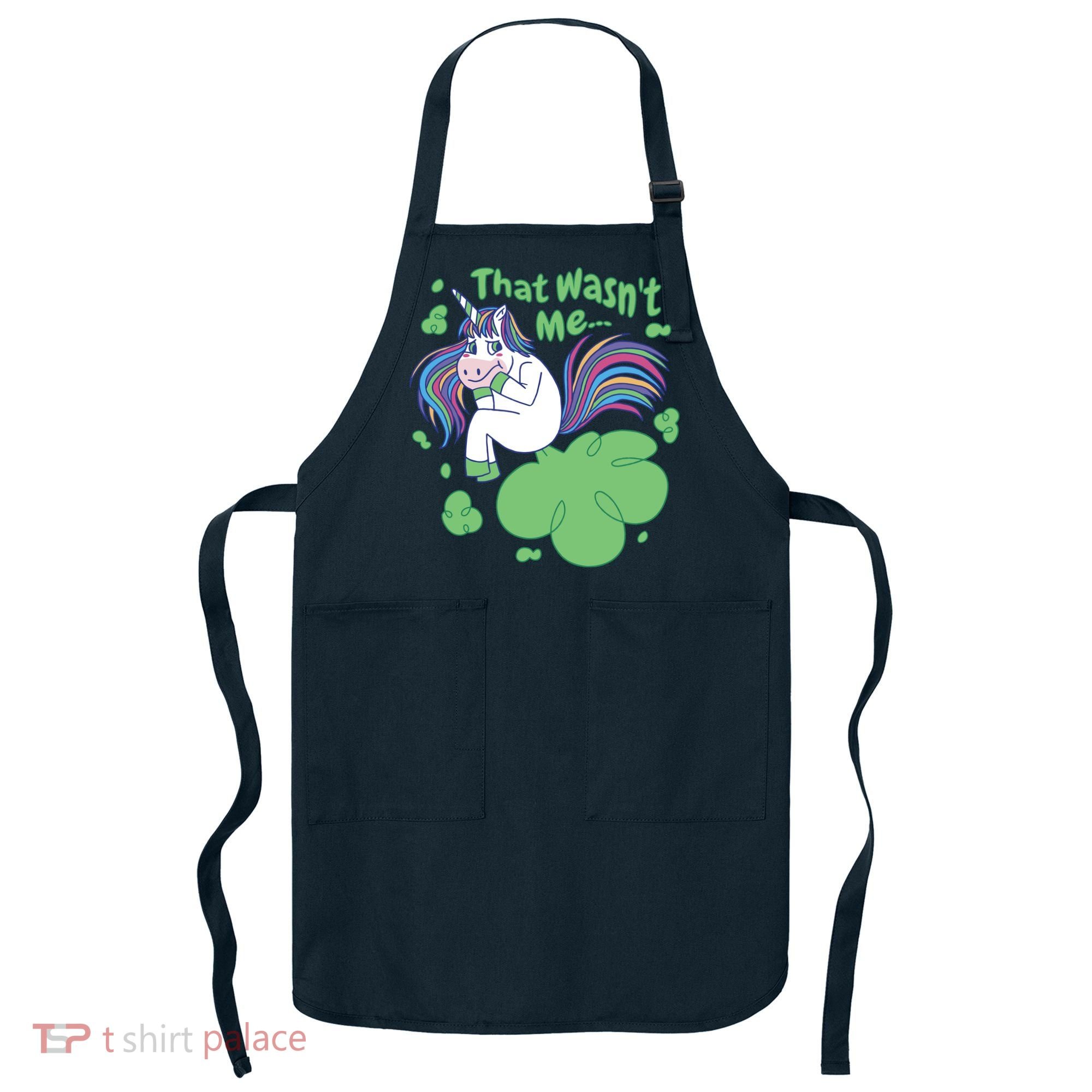 That Wasn't Me Funny Unicorn Farting Apron